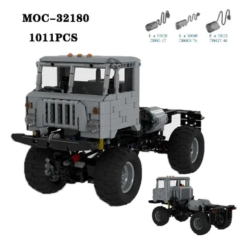 קלאסי MOC-32180 בניין 4x4 לכביש משאית חשמלי שלט רחוק להרכבה אביזר מודל למבוגרים וילדים צעצוע מתנות